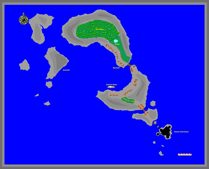 Map of the Sirencall Islands